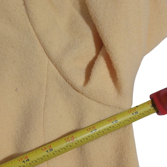 Albert Nipon women's Waist Length Two Tone Wool Nylon Career Blazer Size 10 - Picture 5 of 8